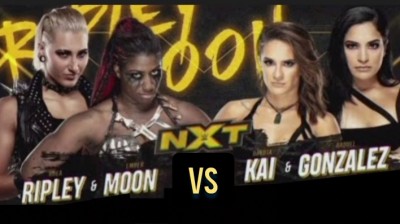 RHEA RIPLEY & EMBER MOON VS DAKOTA KAI & RAQUEL GONZALEZ - NXT 7 DE OCTUBRE DE 2020