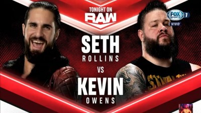 Kevin Owens Vs Seth Rollins - RAW 08/11/2021