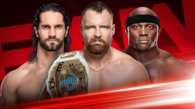 SETH ROLLINS VS DEAN AMBROSE VS BOBBY LASHLEY - RAW 14 DE ENERO DE 2019