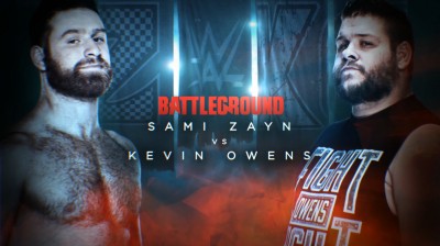 Sami Zayn Vs Kevin Owens - Battleground 2016