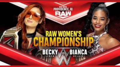 BECKY LYNCH VS BIANCA BELAIR - RAW 1 DE NOVIEMBRR DE 2021