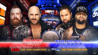 The Bar Vs The Usos - Campeones Vs Campeones - Survivor Series 2017