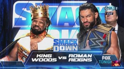 King Woods Vs Roman Reigns - SmackDown 12/11/2021