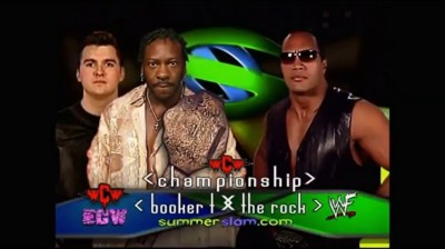Booker T Vs The Rock - Campeonato de WCW - Summerslam 2001