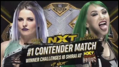 CANDICE LERAE VS SHOTZI BLACKHEART - NXT 15 DE OCTUBRE DE 2020
