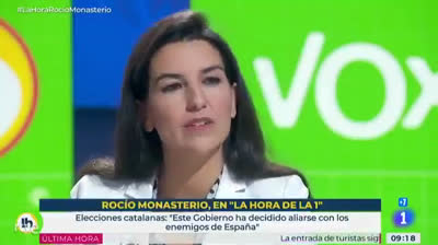 Rocío Monasterio: "La agenda de Pablo Iglesias es la misma de Maduro en Venezuela o Castro en Cuba"