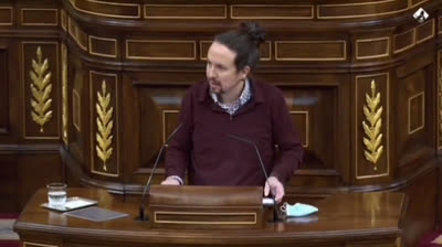 Pablo iglesias: "Siento decirles Señorías de la Derecha, que vais a tener Gobierno socialcomunista para rato"