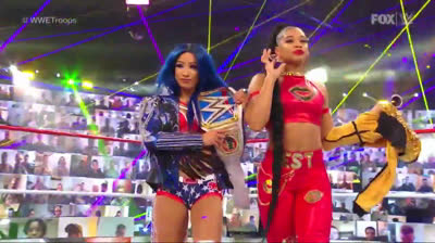 Sasha Banks & Bianca Belair vs Natalya & Bayley