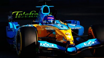 Alonso and the R25, a nostalgic reunion