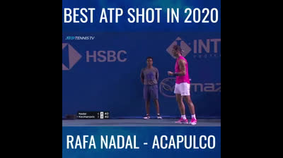 Rafa Nadal wins ATP award for best shot of 2020