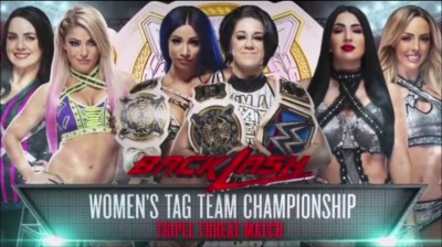 Sasha Banks & Bayley vs IIconics vs Alexa Bliss & Nikki Cross (Full Match)