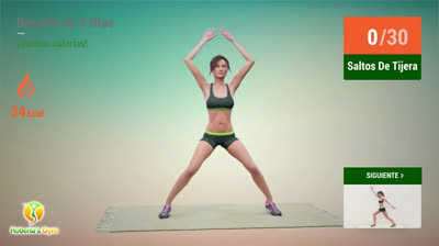 Ejercicios para quemar grasa en Navidad