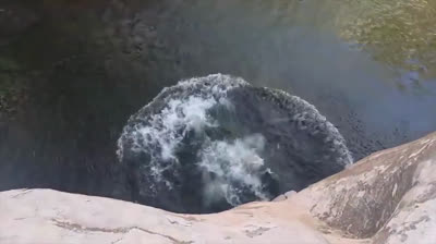 Bumps and falls in the water for laughs