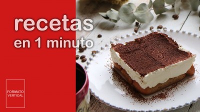 Tiramisu recipe in 1 minute
