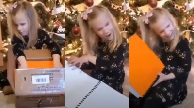 La réaction d'une fille aveugle lorsqu'elle reçoit des livres de Harry Potter en braille