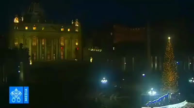 El momento del apagón en el Vaticano | Vídeo Completo