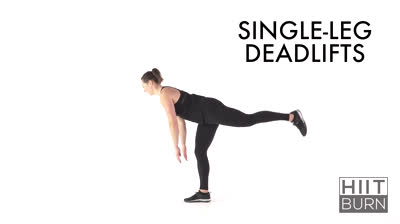 Single leg deadlifts