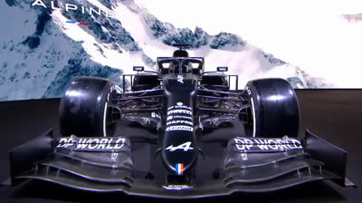 First images of the Alpine F1, Fernando Alonso's car for next season