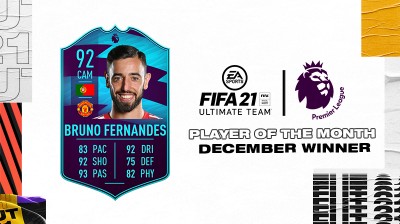 Bruno Fernandes POTM of December! 92 rating!!!