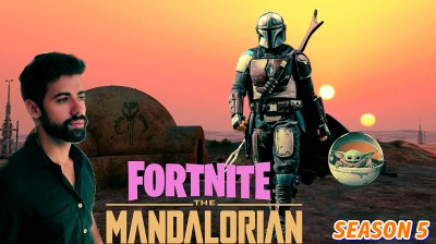 PARTIDA CON LA SKIN DE *THE MANDALORIAN* en FORTNITE