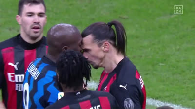 Fight between Ibrahimovic and Lukaku