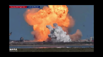 Accident du vaisseau spatial SpaceX à l'atterrissage | Vidéo complète