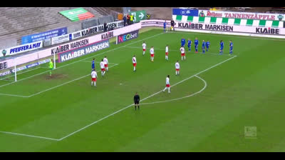 The strangest corner kick this season !!