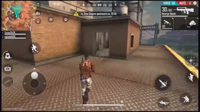 Partida de Free fire con mi hija Stephanie. Mejor jugadora que yo