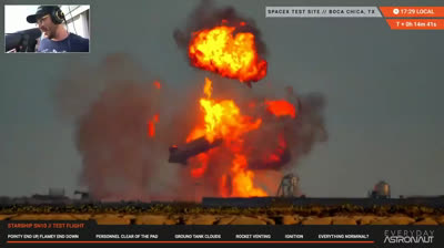 Explosion du vaisseau spatial SpaceX