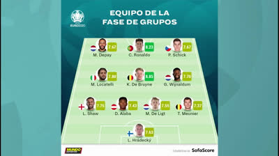 El mejor 11 de la fase de grupos de la Eurocopa 2020