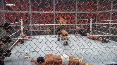 John Cena Vs CM Punk Vs Alberto del Rio Vs Dolph Ziggler Vs Jack Swagger - Hell In a Cell Match - Campeonato de WWE - RAW 26/09/2011