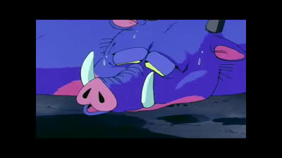 Dragon Ball en Español (castellano) y con escenas eliminadas - Capitulo 82 - El jabali volador