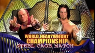 Jeff Hardy Vs CM Punk - Steel Cage Match - Campeonato Mundial Peso Pesado - SmackDown 28/08/2009