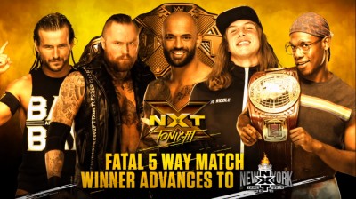Aleister Black Vs Ricochet Vs Matt Riddle Vs Velveteen Dream Vs Adam Cole - NXT 20/03/2019