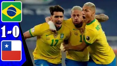 Brasil vs chile [1-0] Highlights -- Gol y Resumen Completo en español