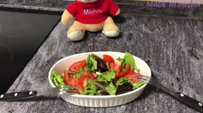 Receta rápida de ensalada de lechuga y tomate