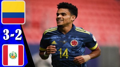 Colombia vs  Peru [3-2]  Goles y Resumen Completo en español