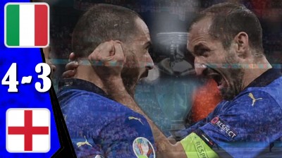 italia vs inglaterra [4-3] Highlights & Goals -- Goles , penales y Resumen en español