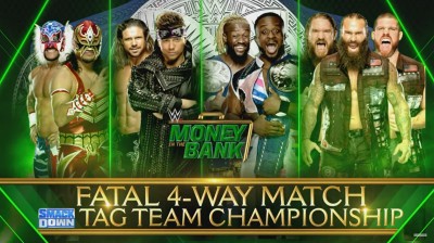 The New Day Vs Lucha House Party Vs The Miz y John Morrison Vs The Forgotten Sons - Campeonatos en Parejas de SmackDown - Money In The Bank 2020