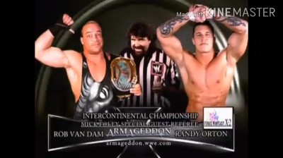Rob Van Dam Vs Randy Orton - Campeonato Intercontinental - Armageddon 2003