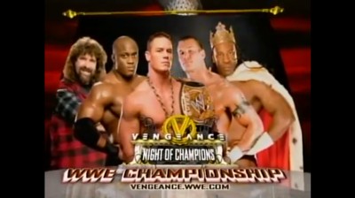 John Cena Vs Bobby Lashley Vs Mick Foley Vs Randy Orton Vs King Booker - Campeonato de WWE - Vengeance Night Of Champions 2007