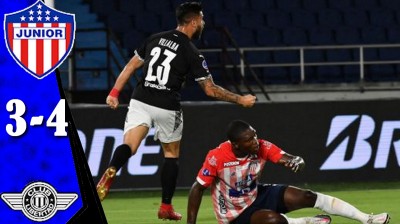 Junior vs. Libertad [3-4] Highlights -- Goles y Resumen Completo HD