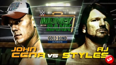 John Cena Vs AJ Styles - Money In The Bank 2016