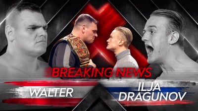 Walter vs Ilja Dragunov II is suspended temporarily due a Injury of Walter
