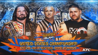 AJ Styles Vs Kevin Owens - Campeonato de los Estados Unidos - Summerslam 2017