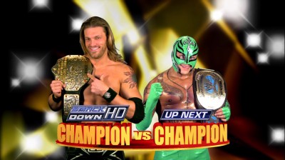 Rey Mysterio Vs Edge - Campeón Vs Campeón - SmackDown 05/06/2009