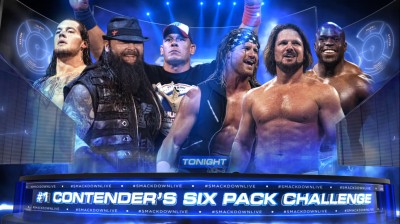 Apollo Crews Vs John Cena Vs Baron Corbin Vs Bray Wyatt Vs Dolph Ziggler Vs AJ Styles - SmackDown 26/07/2016