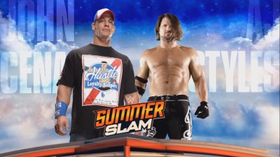 John Cena Vs AJ Styles - Summerslam 2016