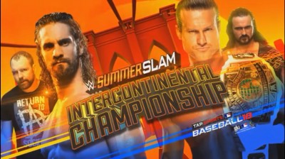 Seth Rollins Vs Dolph Ziggler - Campeonato Intercontinental - Summerslam 2018