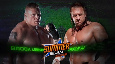 Triple H Vs Brock Lesnar - No Disqualification Match - Summerslam 2012